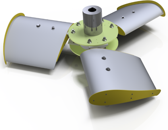 Axial fan 3blades red new (1)